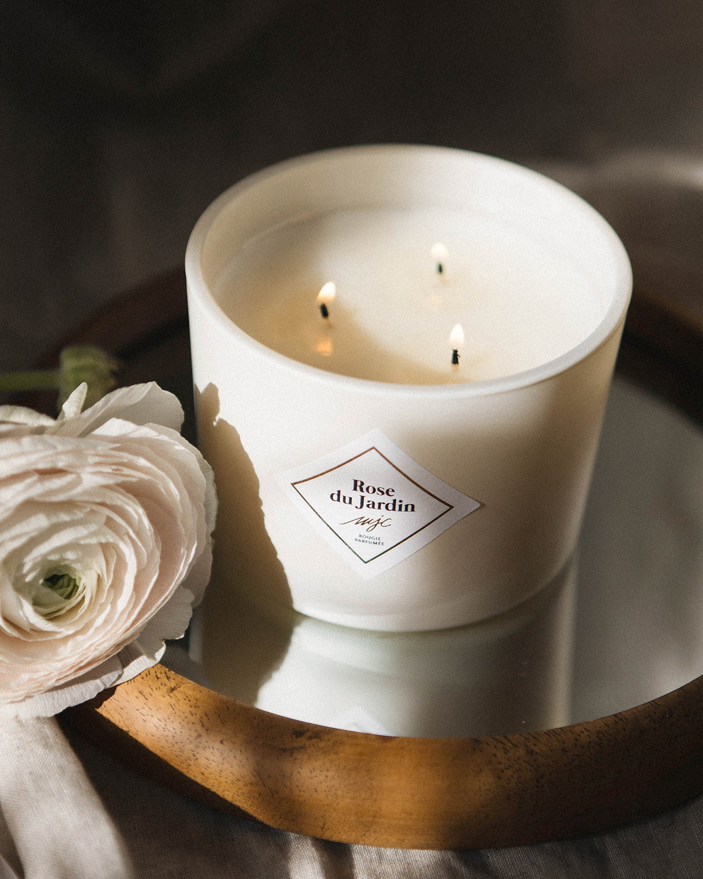 Geurkaars Rose du Jardin